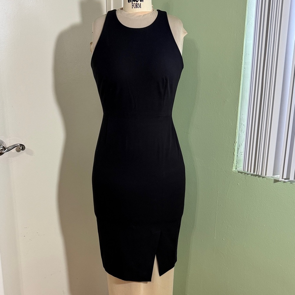 Banana Republic Classic Black Midi Dress